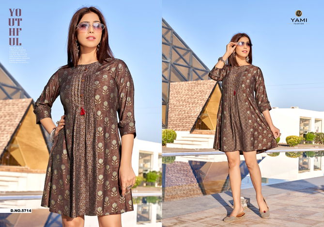 Sens By Yami Tunic Style Printed Party Wear Kurtis Suppliers In Mumbai